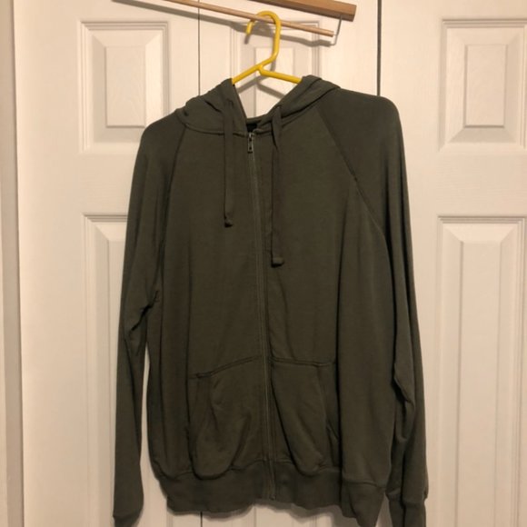 Torrid Green Zip-up Hoodie - Picture 2 of 3